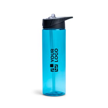 Botella de plástico libre de BPA con pajita incluida 700ml vista principal