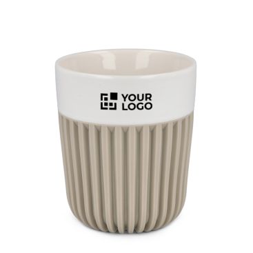 Taza de porcelana fabricada en Europa con funda aislante 280ml