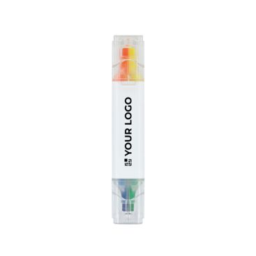 Rotulador fluorescente de 4 colores con puntas biseladas