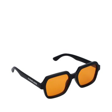 Gafas de sol rectangulares de plástico reciclado con protección UV400