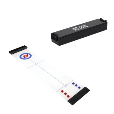 Juego compacto de curling de mesa portátil con caja de almacenaje