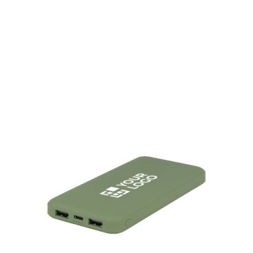 Batería externa de plástico reciclado compacta 10.000mAh