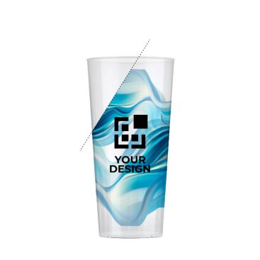 Vaso reutilizable fabricado en Europa ideal para festival 500ml