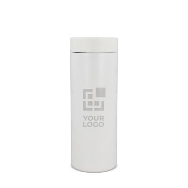 Termo de acero inoxidable para llevar con tapa 360° antigoteo 400ml