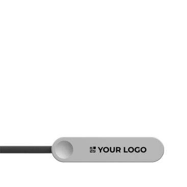 Cable carga USB-C a USB-C con soporte ajustable para móvil 65W
