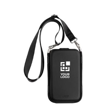 Estuche rígido organizador viaje correa cuello Swiss Peak