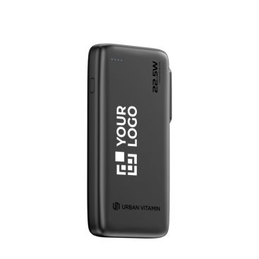 Batería externa con cable retráctil e indicador de carga 10.000 mAh