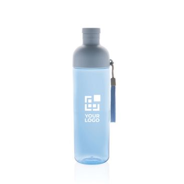 Botella de RPET con tapa desmontable y asa de transporte 600ml
