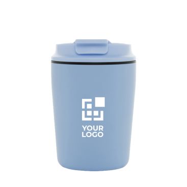 Taza térmica de plástico para café con tapa antigoteo 220ml
