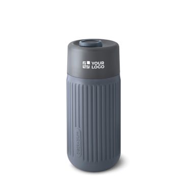 Vaso de viaje térmico de vidrio con funda silicona Black & Blum 340ml