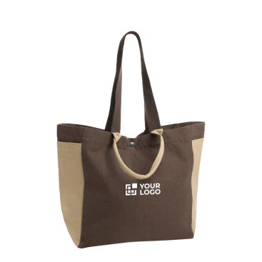 Bolsa shopper-weekender de lona reciclada y capacidad 18L 400 g/m2