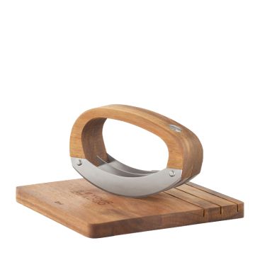 Set cocina con cuchillo basculante y tabla de cortar AdHoc RoccaVerde