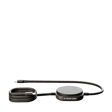 Cable de carga USB-C a USB-C 2 en 1 aluminio 15W Zens Pro 2