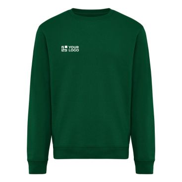 Sudadera unisex cuello redondo y felpa modern fit 340 g/m2 Iqoniq Torla