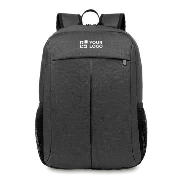 Mochila personalizada de poliéster para portátil de 15'' Stockholm Mochila personalizada de poliéster para portátil de 15'' Stockholm