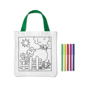 Bolsa para colorear de algodón