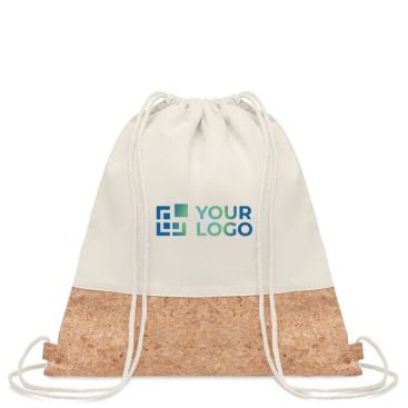Mochilas con logo y detalle de corcho vista principal
