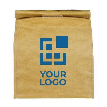 Bolsa térmica estilo retro gran tamaño color marrón