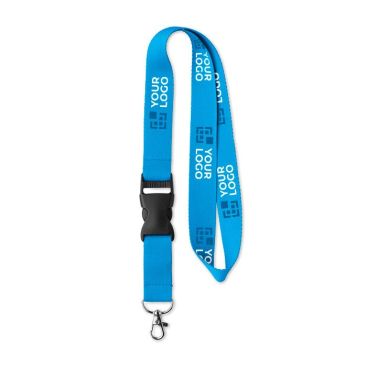 Lanyard promocional barato de poliéster con hebilla Regular Plus Lanyard promocional barato de poliéster con hebilla Regular Plus