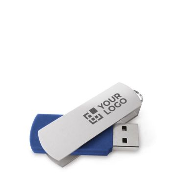 USB giratorio de aluminio de acabado rectangular de colores Metalflash USB giratorio de aluminio de acabado rectangular de colores Metalflash