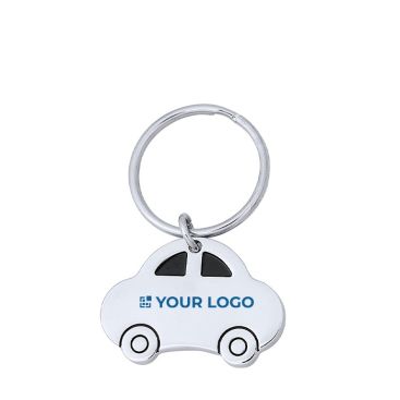 Llavero promocional de metal en forma de coche para grabado Car Llavero promocional de metal en forma de coche para grabado Car