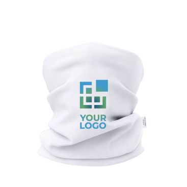 Braga de cuello personalizada antibacteriana color blanco