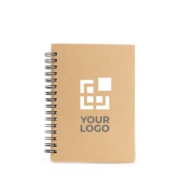 Cuaderno pequeño para personalizar con logo color negro