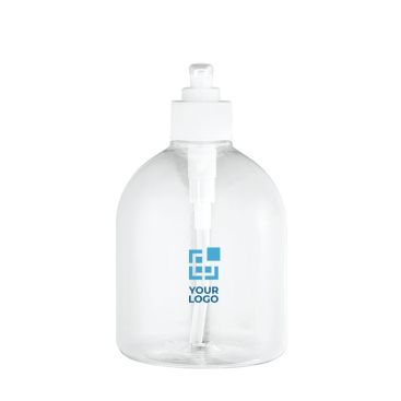 Bote rellenable grande con dosificador color blanco