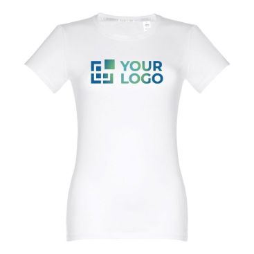 Camisetas serigrafiadas de mujer entalladas vista principal