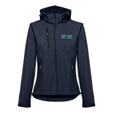 Chaquetas softshell mujer con capucha poliéster 280 g/m2 THC Zagreb Chaquetas softshell mujer con capucha poliéster 280 g/m2 THC Zagreb