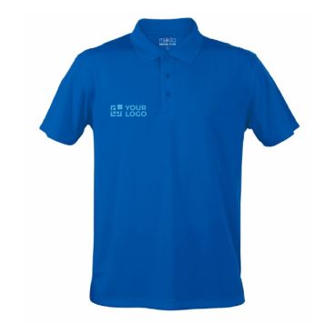 Polo promocional técnico de poliéster transpirable 180 g/m2 MKT Polo promocional técnico de poliéster transpirable 180 g/m2 MKT