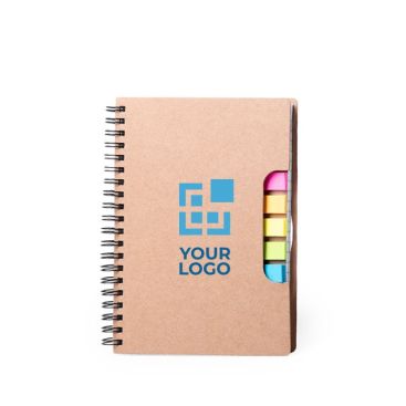 Blocs de notas personalizados con notas color beige