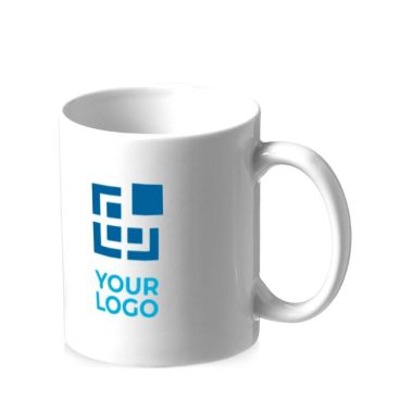 Mugs personalizados baratos blancos de cerámica 330ml Basic Economy 
