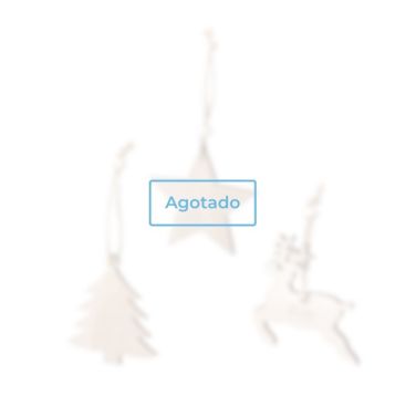 Set de adornos navideños de madera vista principal - agotado