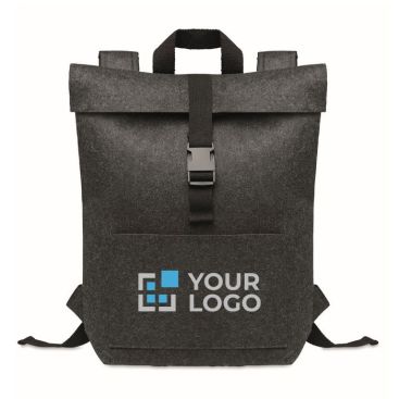 Mochila de fieltro RPET para portátil vista principal