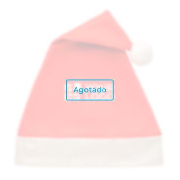 Clásico gorro navideño de Papá Noel de RPET personalizado con tu logo Clásico gorro navideño de Papá Noel de RPET personalizado con tu logo
