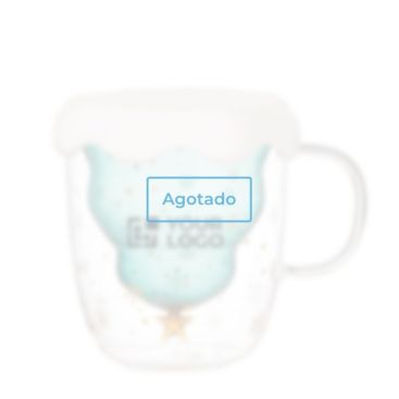 Taza con diseño de árbol de Navidad color transparente - agotado