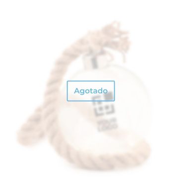 Adorno de cristal con luces LED color transparente cuarta vista - agotado