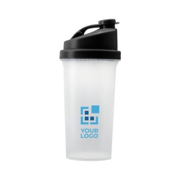 Vaso mezclador de plástico con tapa en color 700ml Shaker Powder
