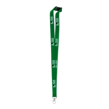 Lanyard personalizado con mosquetón vista principal