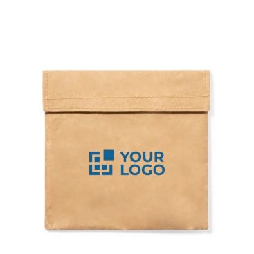 Portasnacks térmico de papel reciclado color natural 