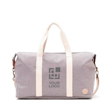 Bolsa de viaje con detalles en piel sintética