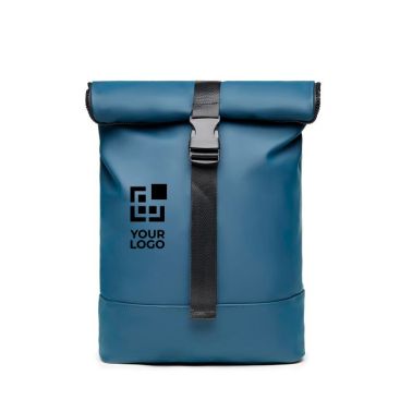 Mochila para regalos de empresa de cuero vegano 17'' Contempo Mochila para regalos de empresa de cuero vegano 17'' Contempo