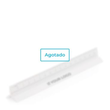 Regla publicitaria de aluminio con 5 escalas 15cm Regla publicitaria de aluminio con 5 escalas 15cm