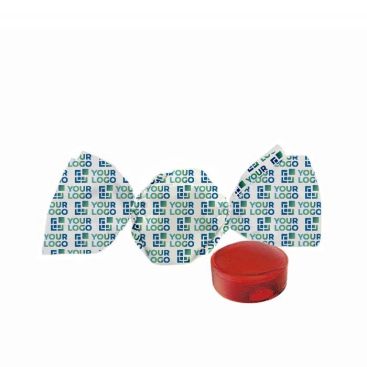 Caramelo mini con doble lazo de sabor único y envoltorio reciclable Caramelo mini con doble lazo de sabor único y envoltorio reciclable