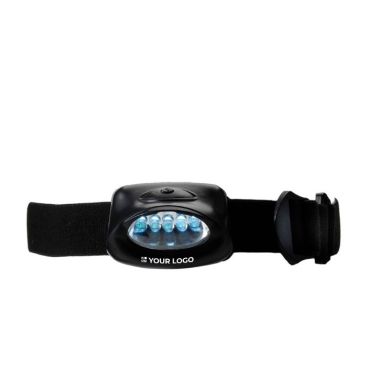 Linterna frontal de plástico con 5 LED y 3 posiciones de ajuste Linterna frontal de plástico con 5 LED y 3 posiciones de ajuste