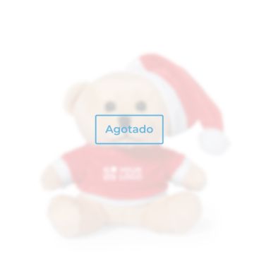 Oso de peluche con gorro de papá Noel y camisa personalizable - agotado