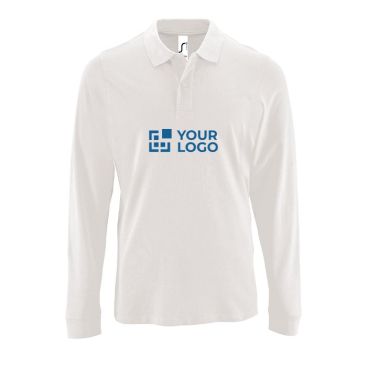 Polo de manga larga de 100% algodón para hombre 180 g/m2 SOL'S Perfect