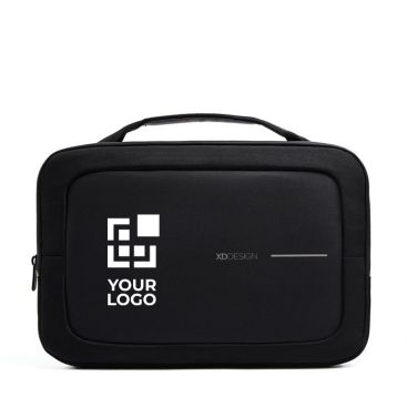 Maletín de RPET para portátil con acabado repelente al agua 16''