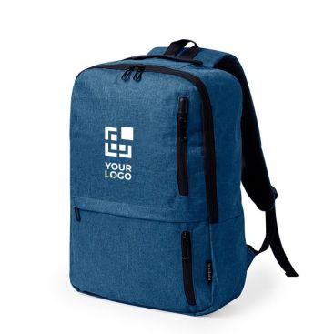 Mochila de RPET para portátil con 3 bolsillos frontales 15''